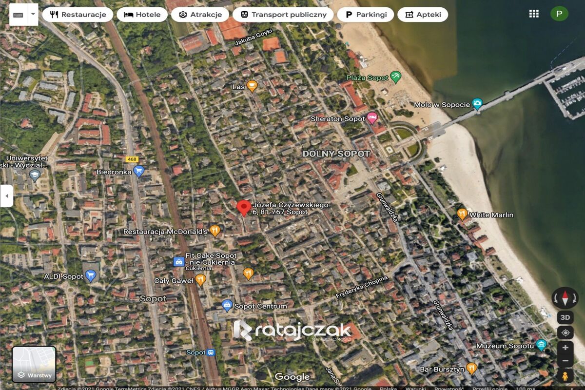 GARAŻ W CENTRUM SOPOTUSopot