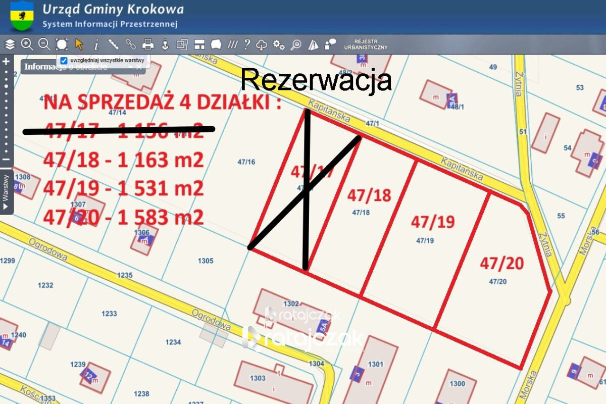 5 DZIAŁEK | Z MPZP | Z MEDIAMI | JEZIORO | MORZEWierzchucino