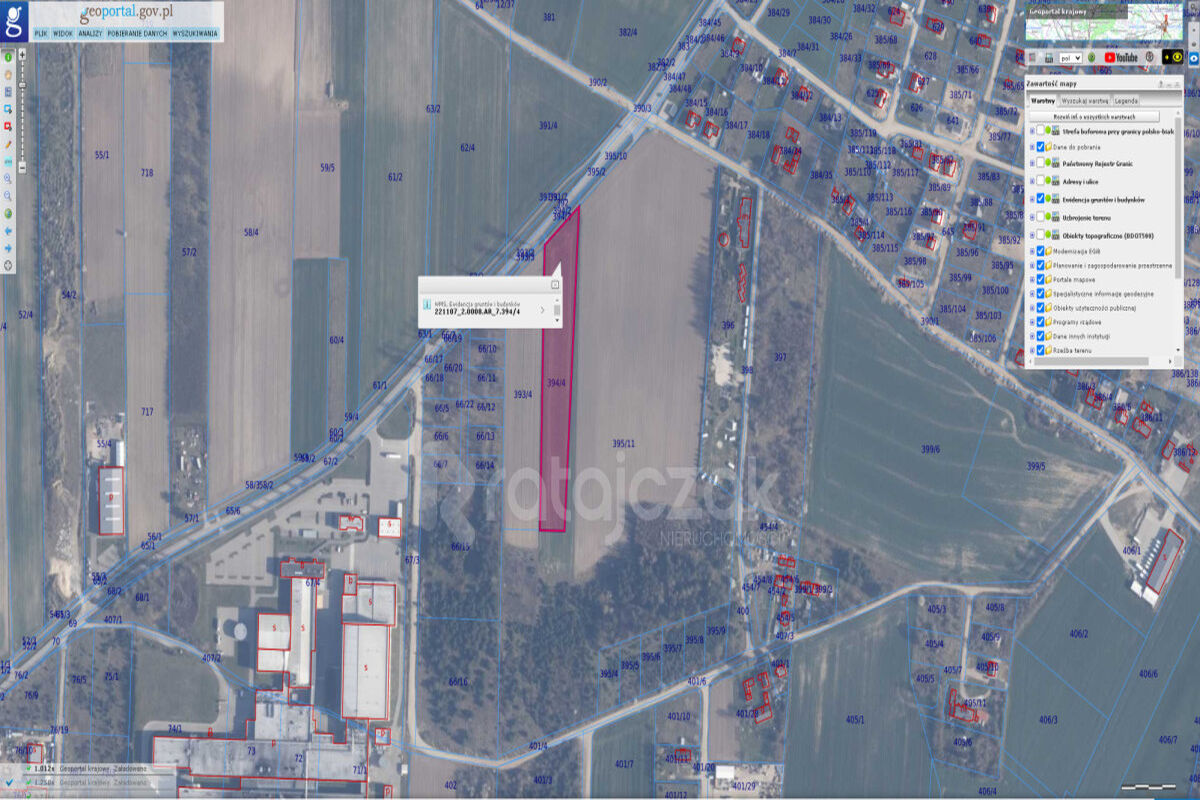 2 HEKTARY | DZIAŁKA USŁUGOWO-PRZEMYSŁOWA | Z MPZPŁebcz