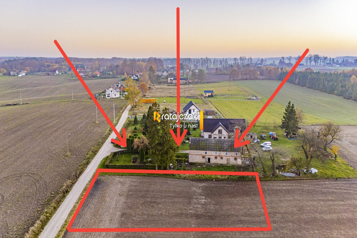 UZBROJONA DZIAŁKA | KŁANINO | MORZE | WIDOK NA LASKłanino