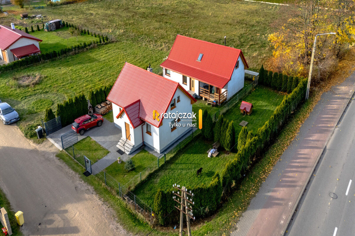 2 domy | działka 725 m2 | 6 km od plażyŁebcz
