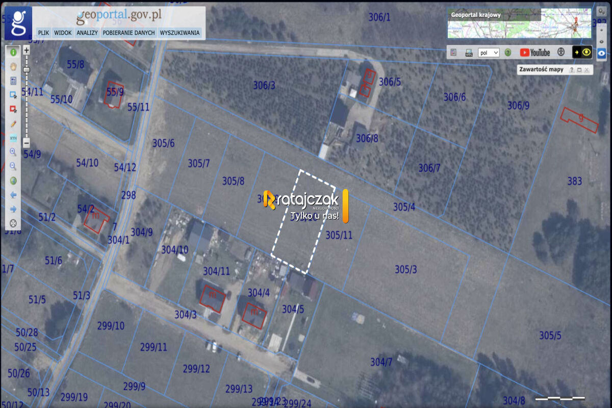 Działka 1096 m2 z Warunkami Zabudowy | DomatówkoDomatówko