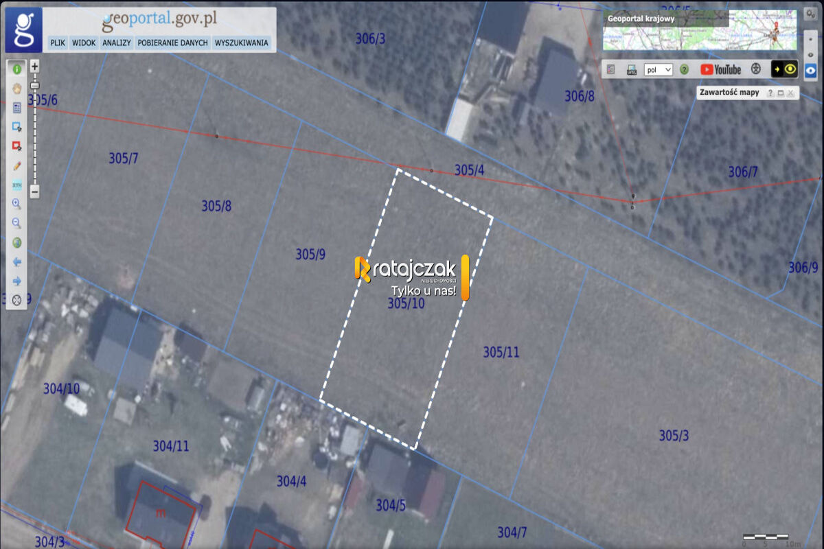 Działka 1096 m2 z Warunkami Zabudowy | DomatówkoDomatówko