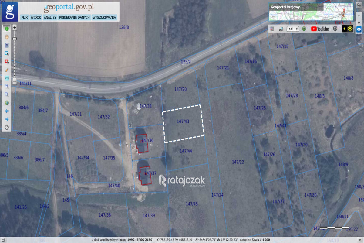 Działka 1099 m² pod wymarzony dom | DomatówkoDomatówko