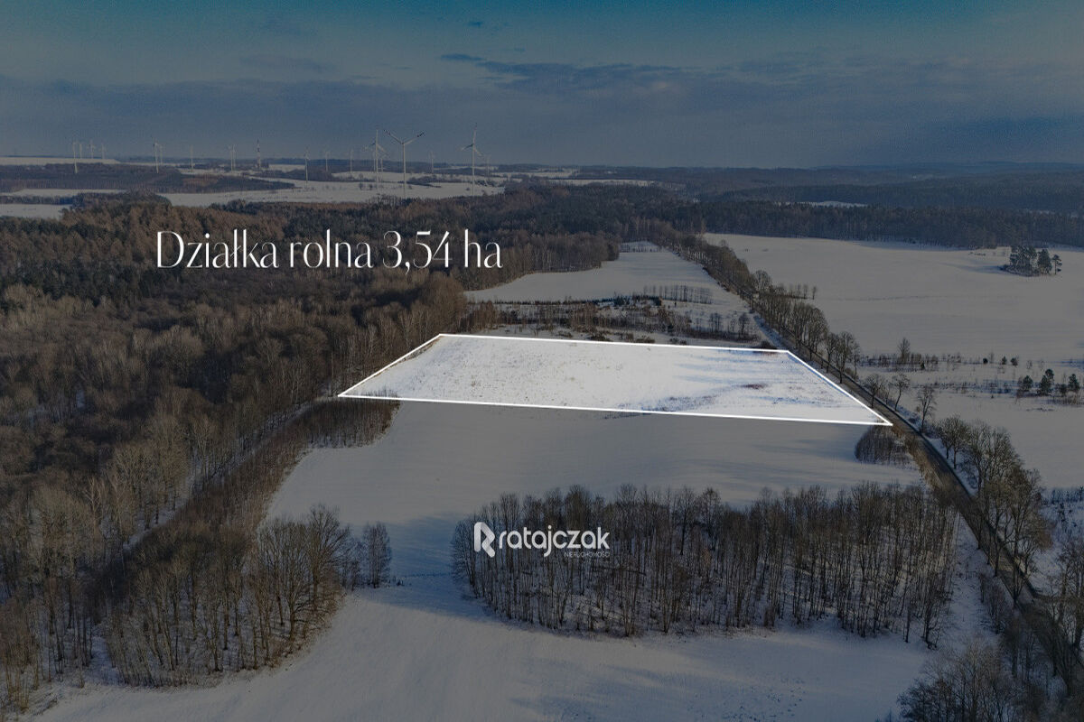 3 54 HA ROLNA | MIERZYNO | PRĄD | DROGA ASFALTOWAMierzyno
