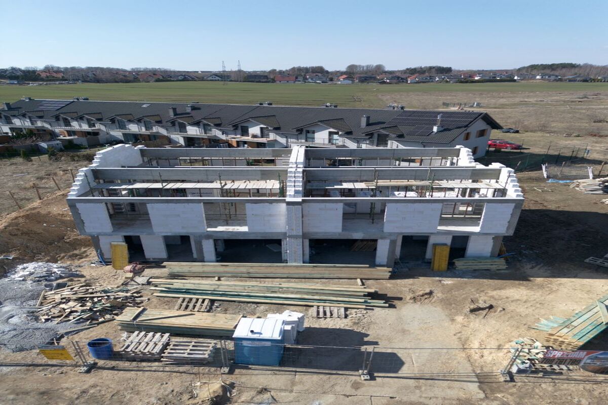 Nowoczesny dom w zabudowie bliźniaczej|bez Pcc 2%Banino