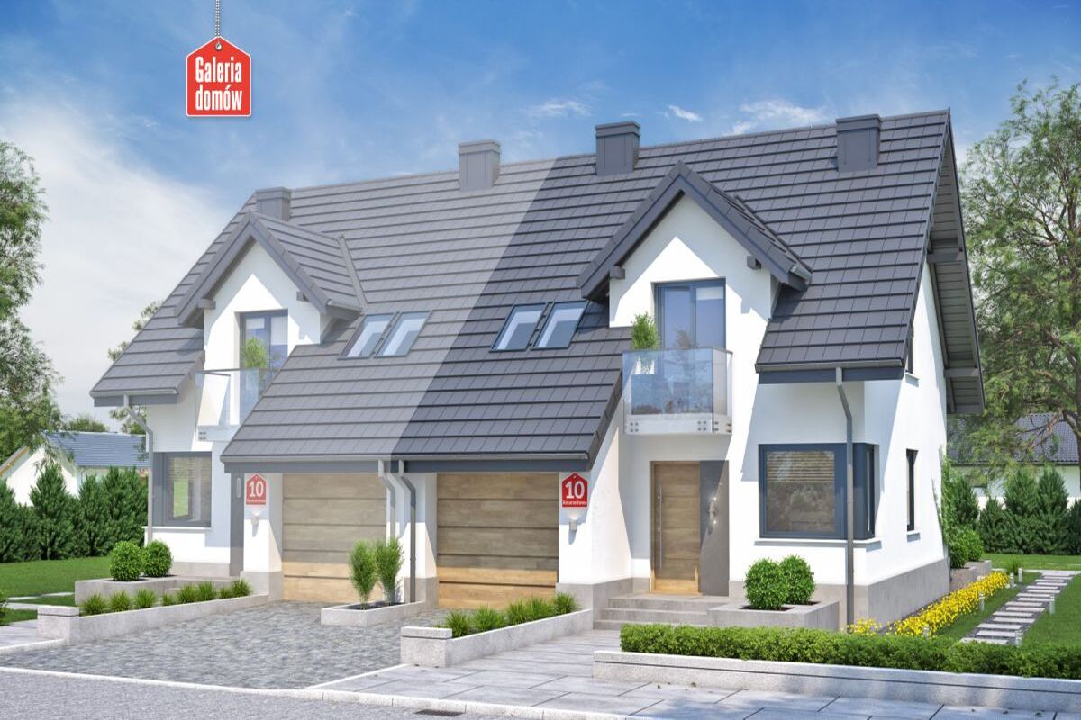 Bliźniak 125 62 m2 | działka 555 m2 |Szemud