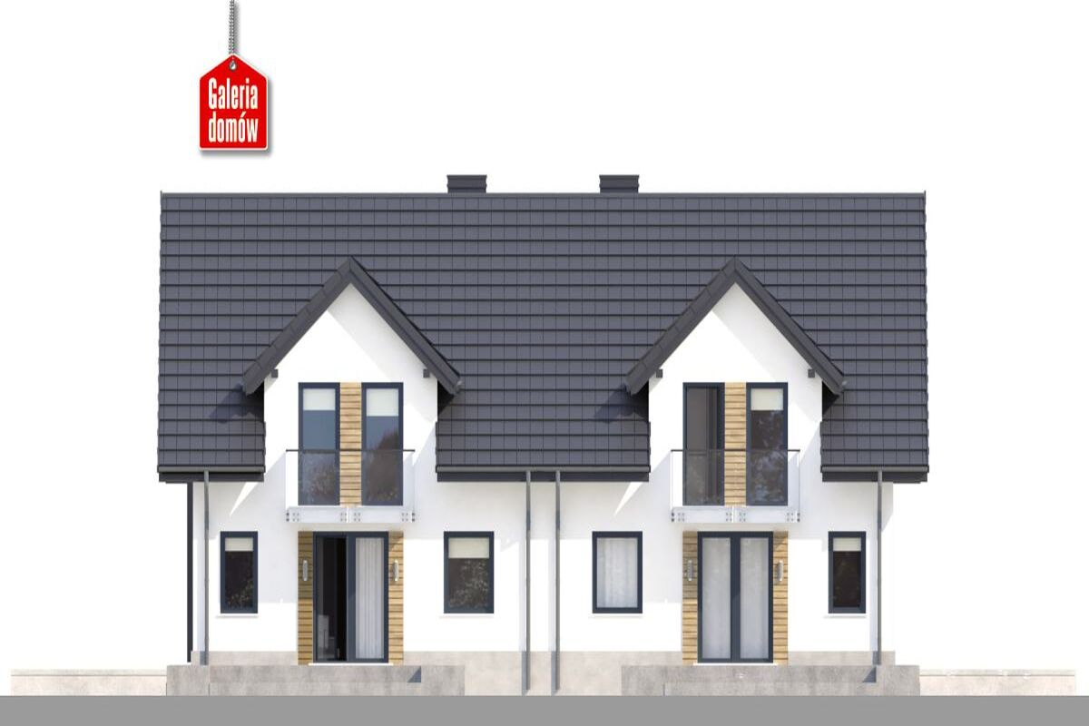 Bliźniak 125 62 m2 | działka 555 m2 |Szemud