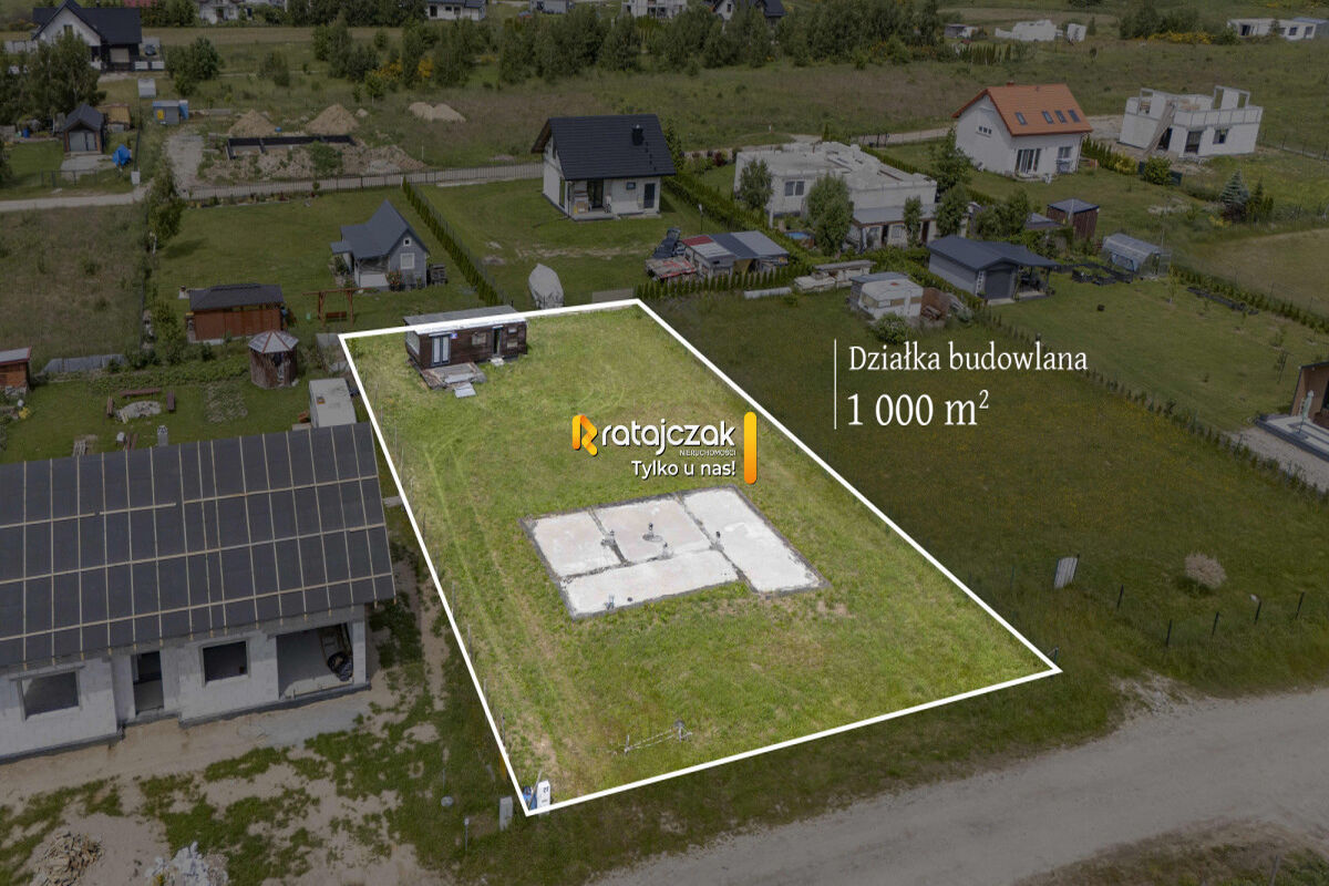 Słoneczna działka 1000 m² w ŁebczuŁebcz