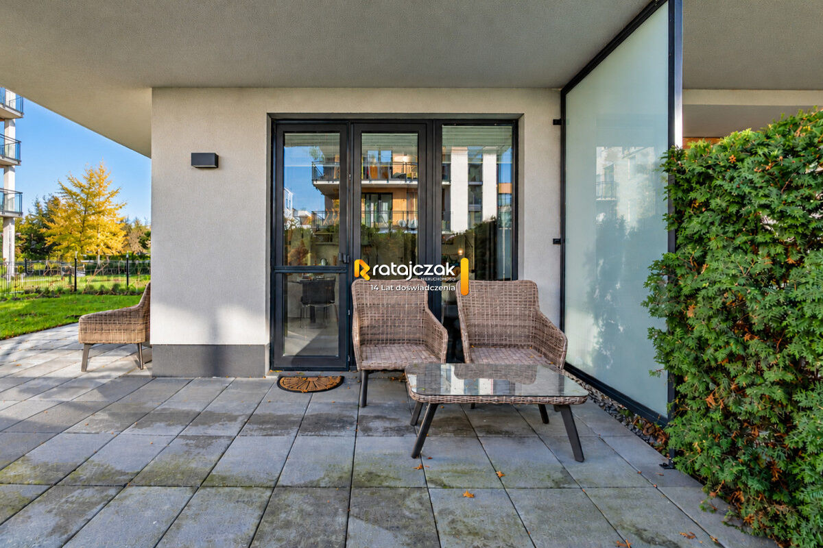 Apartament z ogrodem w Pucku 50m od zatoki i miejscem w hali garażowej – Puck