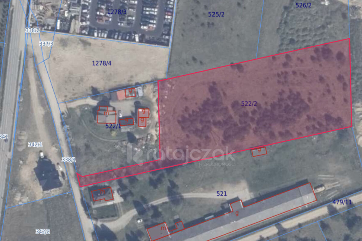 Działka przemysłowa / inwestycyjna 7407 m²Chwaszczyno