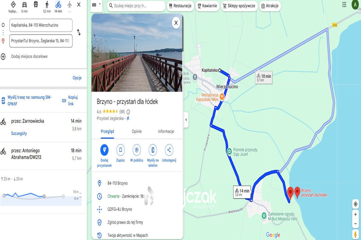 Uzbrojona działka budowlana | Wierzchucino | morzeWierzchucino