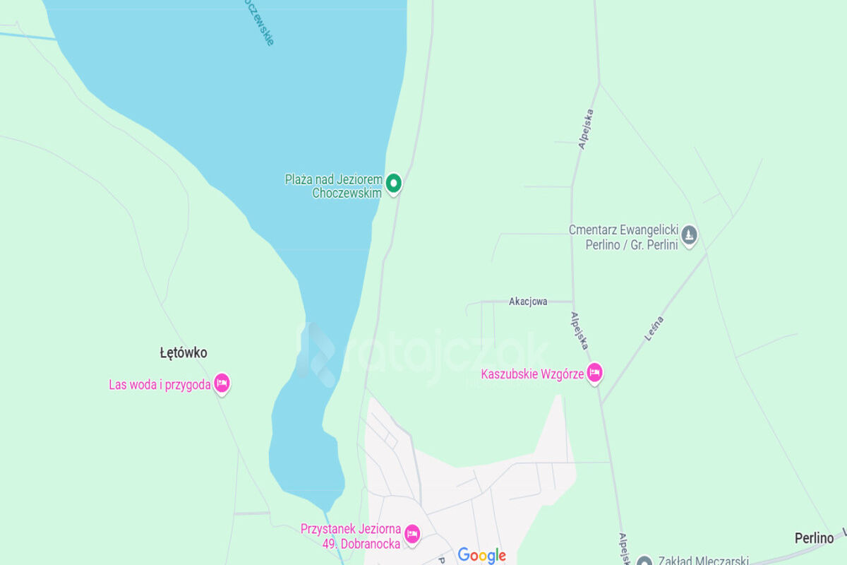 Działka letniskowa nad jezioremPerlino