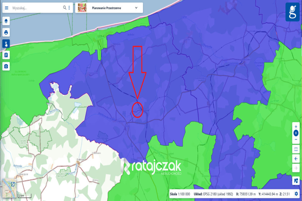 3 174 m2 DZIAŁKA | BLISKO ŁEBA i MORZE | WRZEŚCIEWrzeście