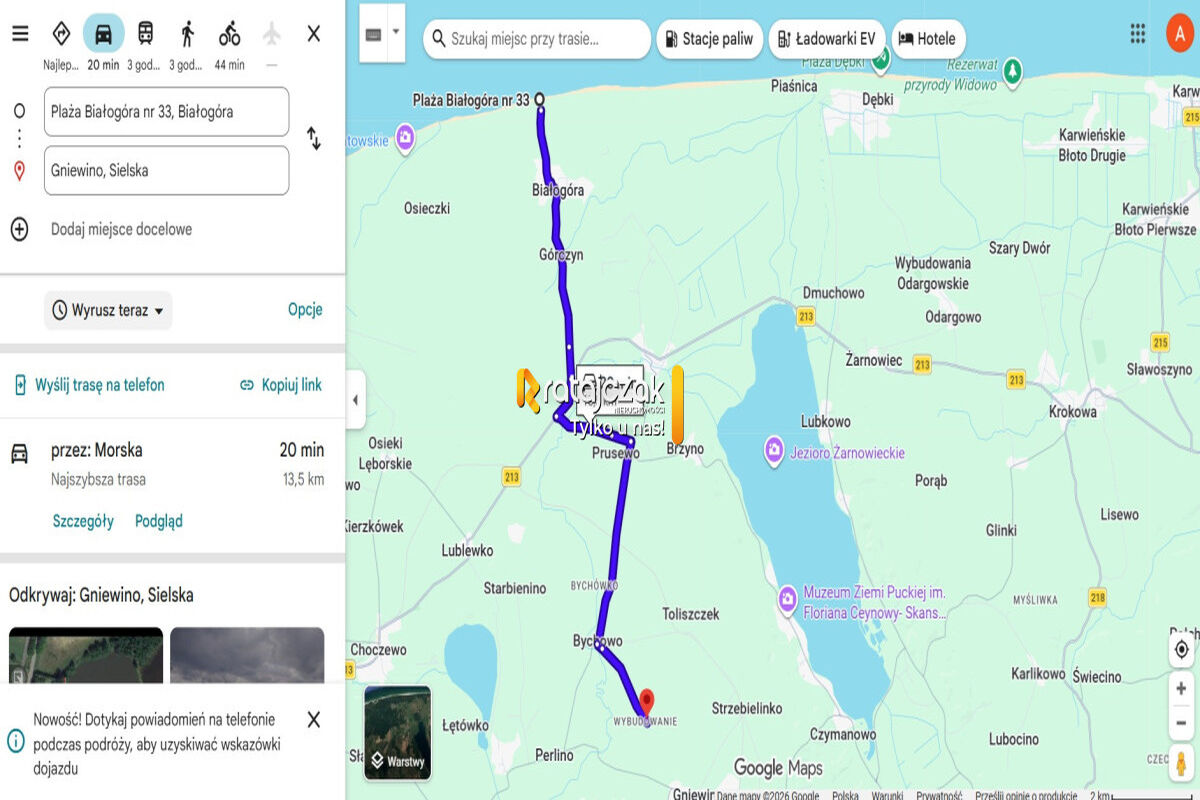 9 DZIAŁEK BUDOWLANYCH | MPZP | UZBROJONE |GNIEWINOGniewino