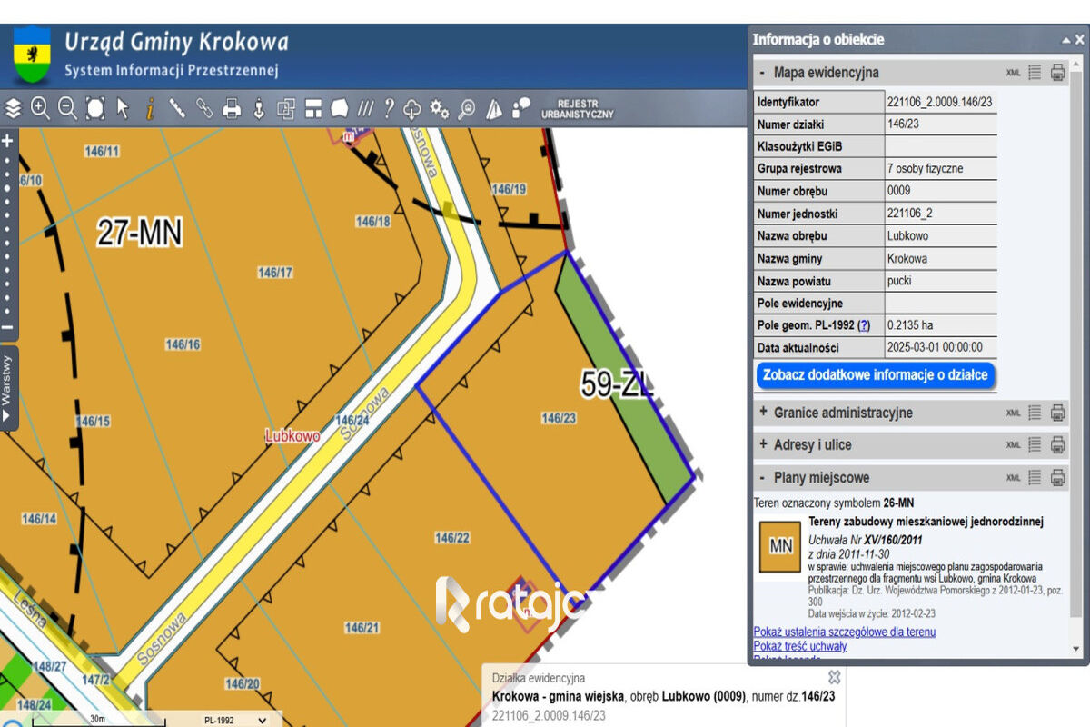 DZIAŁKA | LUBKOWO| JEZIORO | POD LASEM | 7km MORZELubkowo