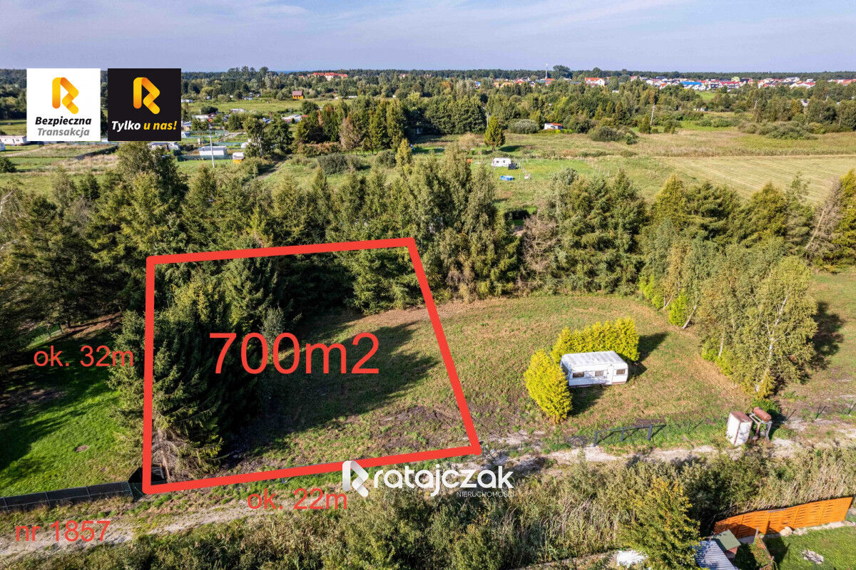 Działka Nad Morzem|700m2|1 4 km od plaży|OgrodzonaKarwieńskie Błoto Drugie