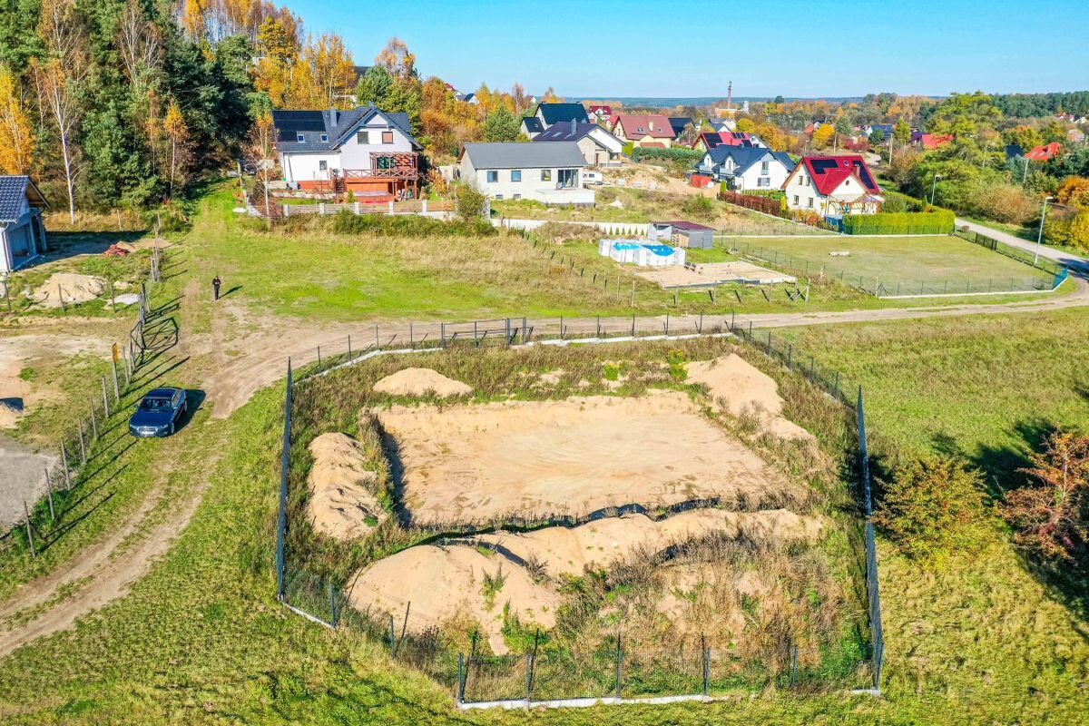 Działka mieszkaniowa ogrodzonaGościcino