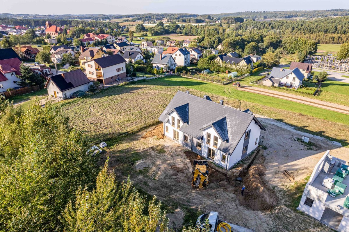 Bliźniak z pompą ciepła | odbiór - kwiecień 2024 |Szemud