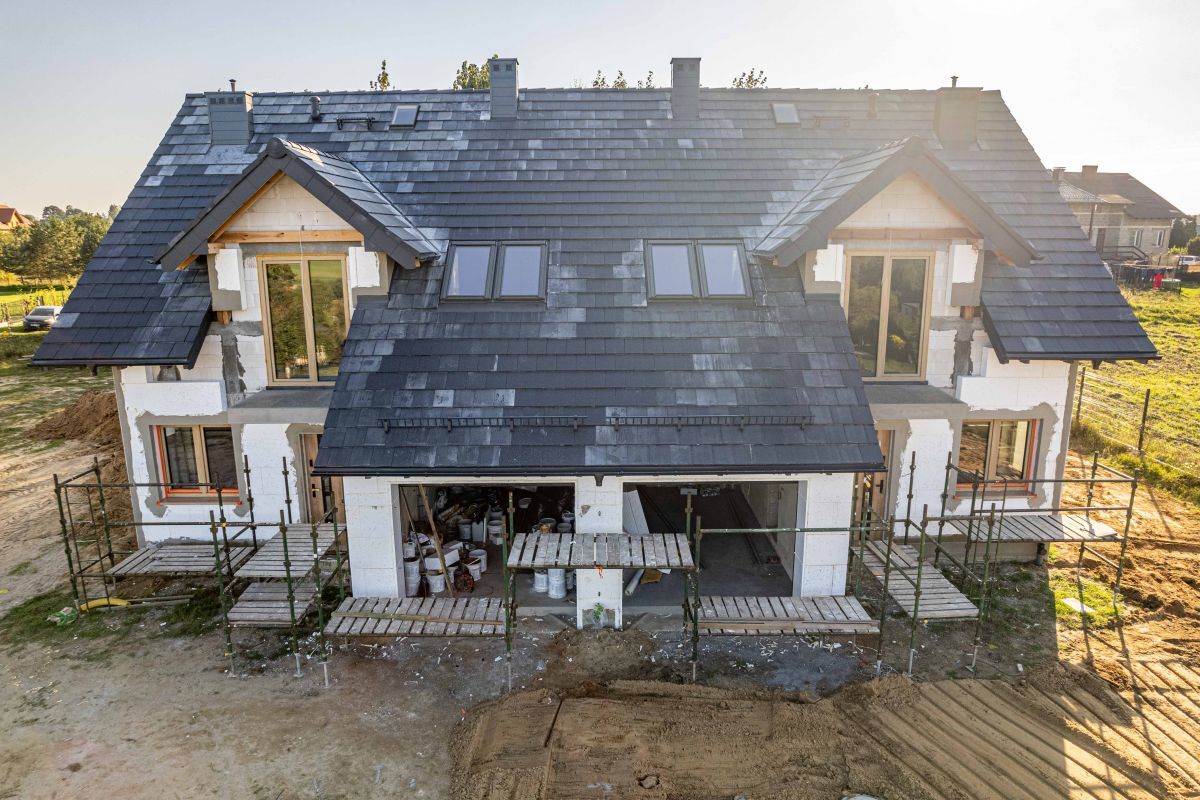 Bliźniak z pompą ciepła | odbiór - kwiecień 2024 |Szemud