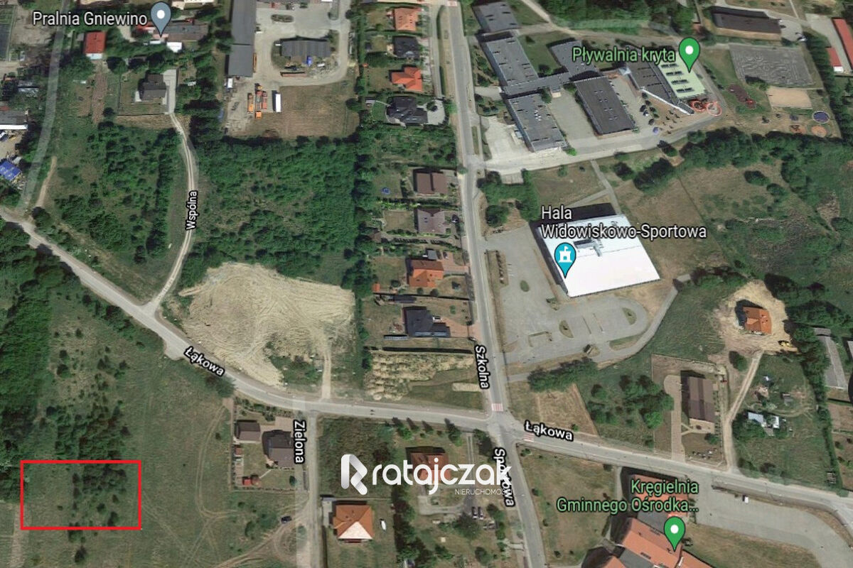 Działka budowlana 1310m2  blisko szkołyGniewino