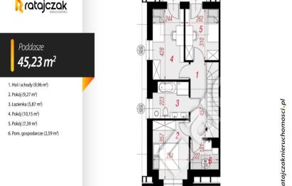 Rzut, plan Bliźniak 89 3 m2 - REZERWACJA-Tyłowo