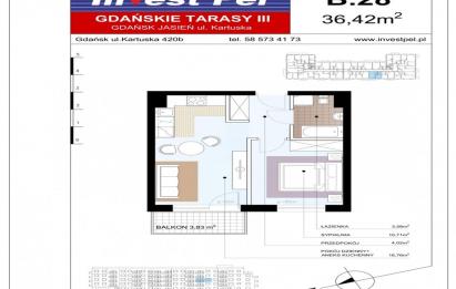 Rzut, plan III etap Gdańskich Tarasów-Gdańsk