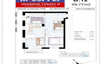 Rzut, plan III etap Gdańskich Tarasów-Gdańsk