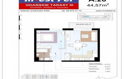 Rzut, plan III etap Gdańskich Tarasów-Gdańsk