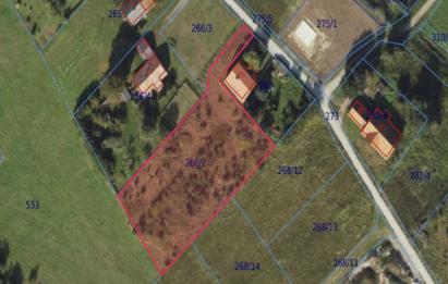 Rzut, plan Sprzedam działkę budowlaną w Drewnicy - 2914 m²-Drewnica