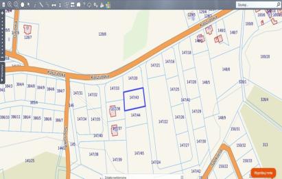 Rzut, plan Działka 1099 m² pod wymarzony dom | Domatówko-Domatówko