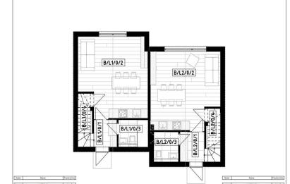 Rzut, plan Wyjątkowe osiedle | Jantar | B2/L2-Jantar