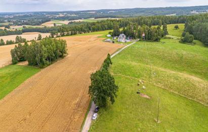 Rzut, plan Działka siedliskowa Milwino - blisko trasy S6-Milwino