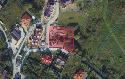 Rzut, plan Działka inwestycyjna 1900 m² | PUM: około 730 m²-Gdańsk
