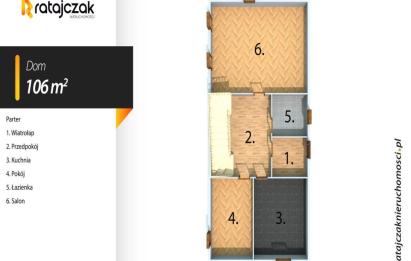 Rzut, plan Wyjątkowy  dwukondygnacyjny dom jednorodzinny-Żukowo