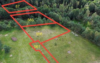 Rzut, plan Działka pod dom jednorodzinny i rekreację-Koleczkowo