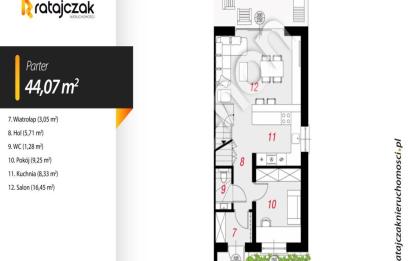 Rzut, plan Bliźniak 89 3 m2 | Tyłowo | Segment B-Tyłowo