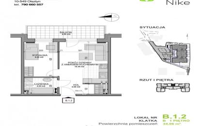 Rzut, plan Zamieszkaj komfortowo B.1.2-Gdańsk
