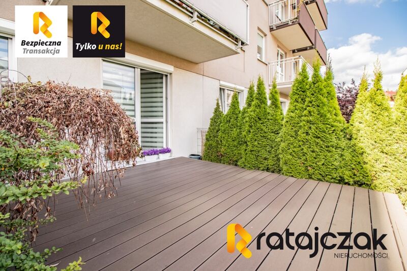 2 pokoje z ogródkiem na spokojnym osiedlu - Gdańsk