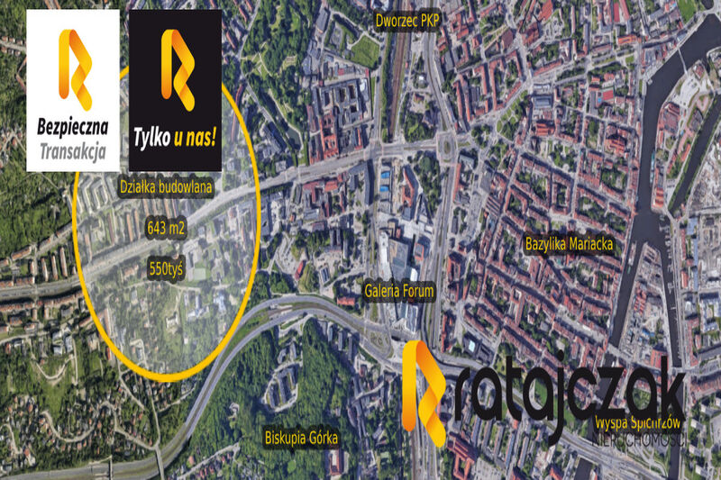 Działka budowlana inwestycyja-Śródmieście/Siedlce - Gdańsk