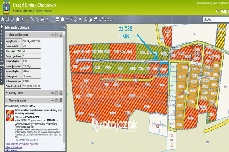 UZBROJONA DZIAŁKA MPZP | SASINO | W ZACISZU LEŚNYM - Sasino