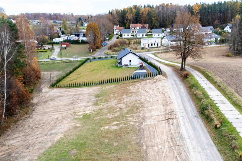 Działka budowlana pod lasem | z MPZP | 1 911 m2 - Zbychowo