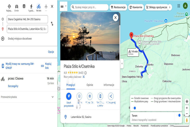 DZIAŁKA BUDOWLANA | SASINO | POD LASEM | MORZE - Sasino