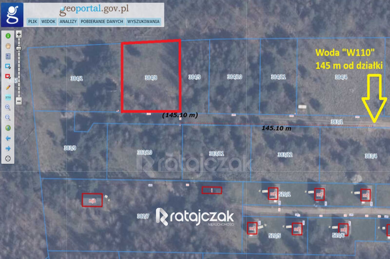 DZIAŁKA BUDOWLANA | SASINO | POD LASEM | MORZE - Sasino