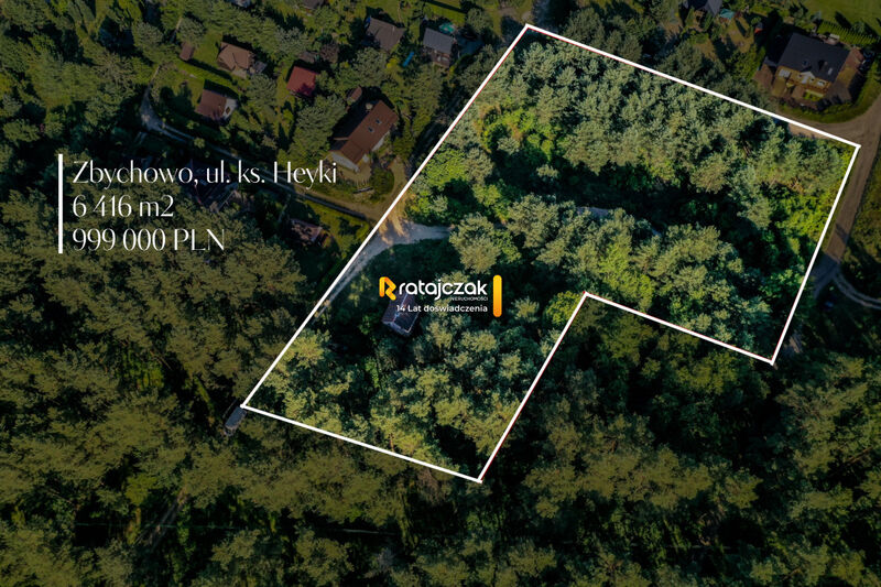DZIAŁKA Zbychowo  pod inwestycję mieszkaniową - Zbychowo