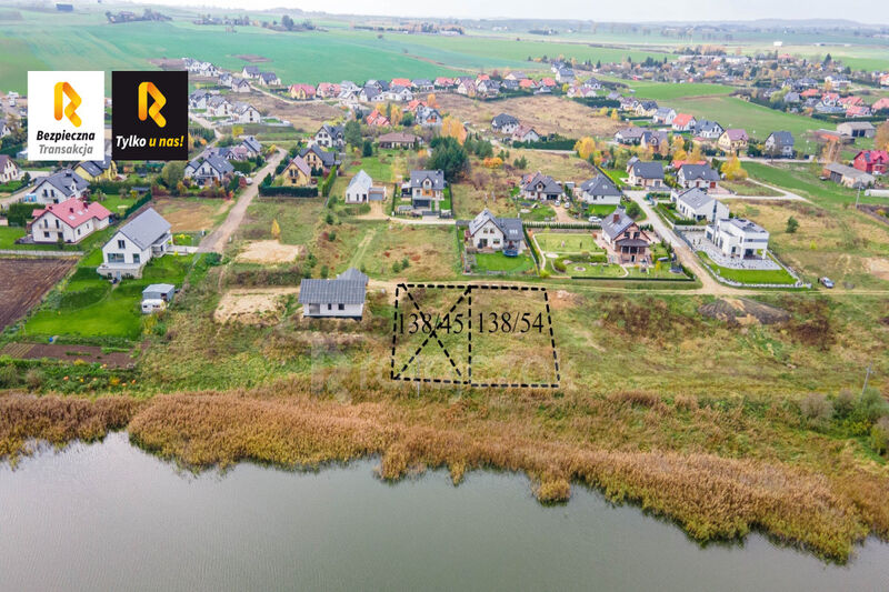 Działka 958 m² nad jeziorem w Lubiszewie - Lubiszewo Tczewskie