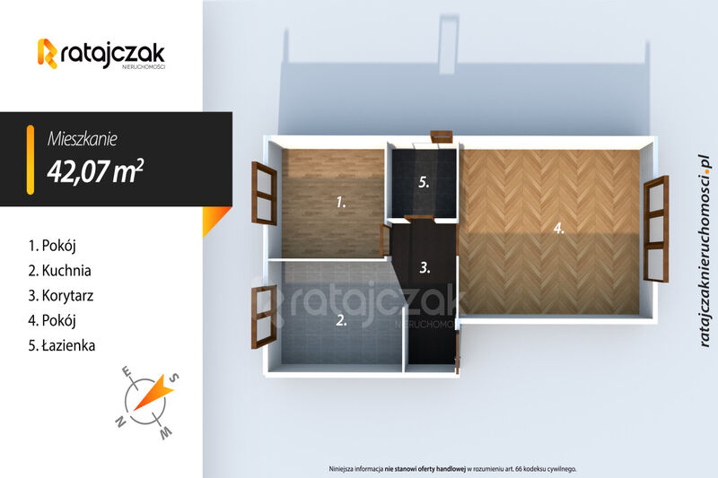 Słoneczne 2-pokojowe mieszkanie – Gdańsk Przeróbka - Gdańsk