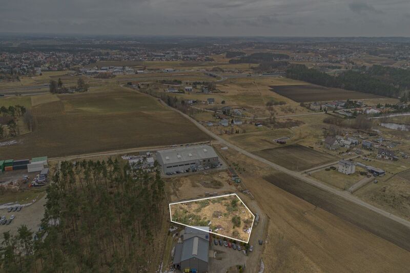 Uzbrojona działka inwestycyjna P/U 3004 m² przy S6 - Chwaszczyno