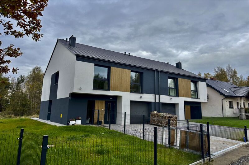 Nowoczesny dom w zabudowie bliźniaczej|bez Pcc 2% - Banino