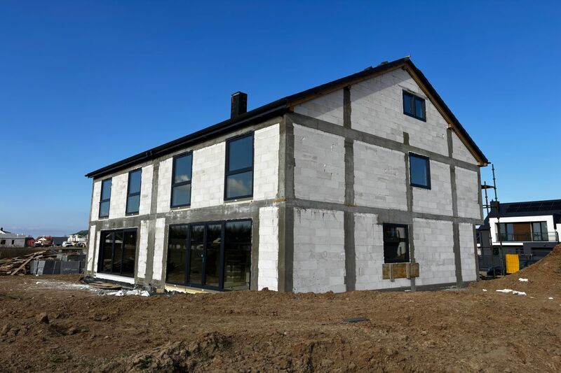 Nowoczesny dom w zabudowie bliźniaczej|bez Pcc 2% - Banino